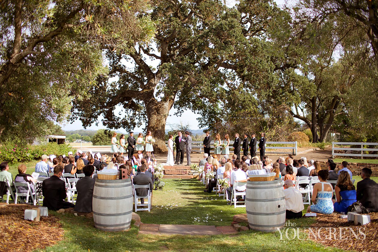 Santa Margarita Ranch Wedding, Photography by The Youngrens santa margarita ranch wedding, san luis obispo wedding, central coast wedding, ranch wedding, rustic wedding, barn wedding, central california wedding, santa margarita wedding, barn reception, field wedding images, oak trees wedding images